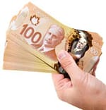 100$ Dollar Canadian Billets de cent dollars canadien