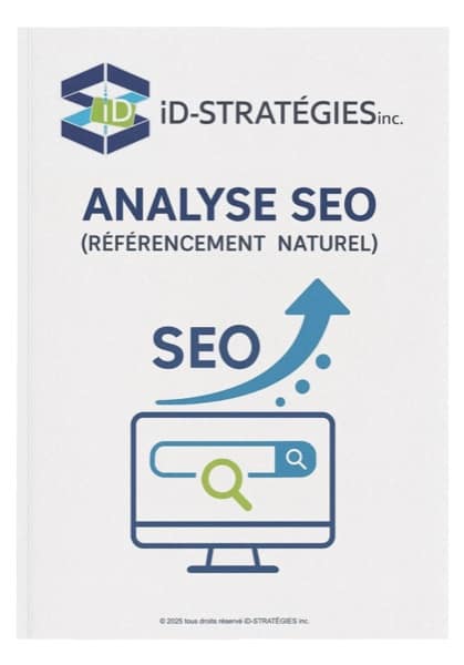 Structure d’analyse SEO professionnelle réalisée par iD-STRATÉGIES