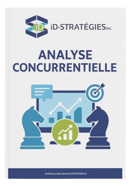 Carte stratégique de positionnement numérique réalisée par iD-STRATÉGIES