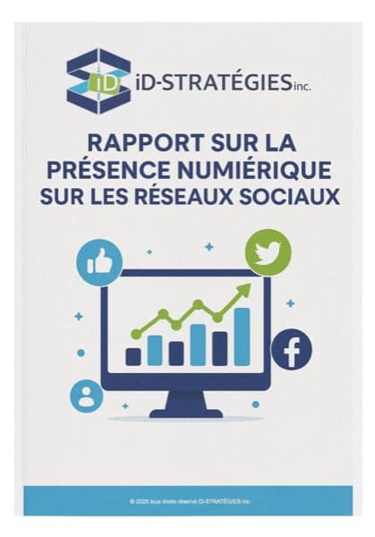 Rapport de présence réseaux sociaux avec score d’impact et évaluation stratégique